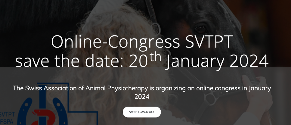 Online Congress Swiss Association of Animal Physiotherapy